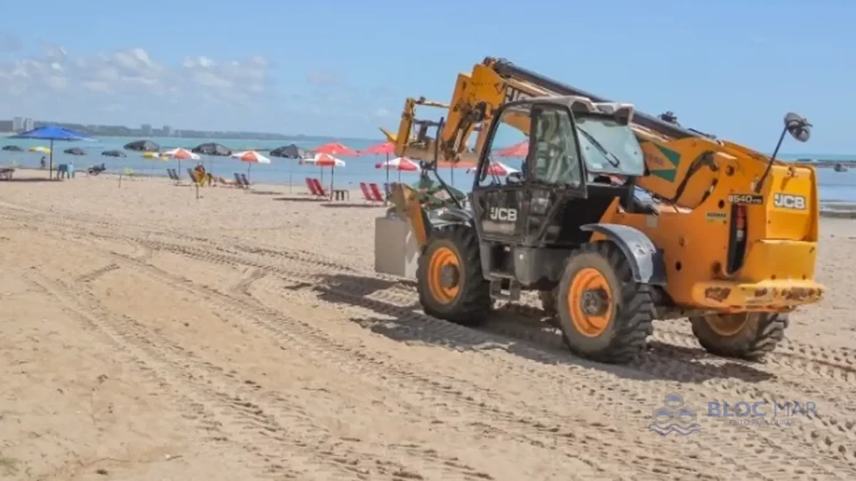 Prefeitura de Maceió inicia obra de contenção para conter avanço do mar na orla